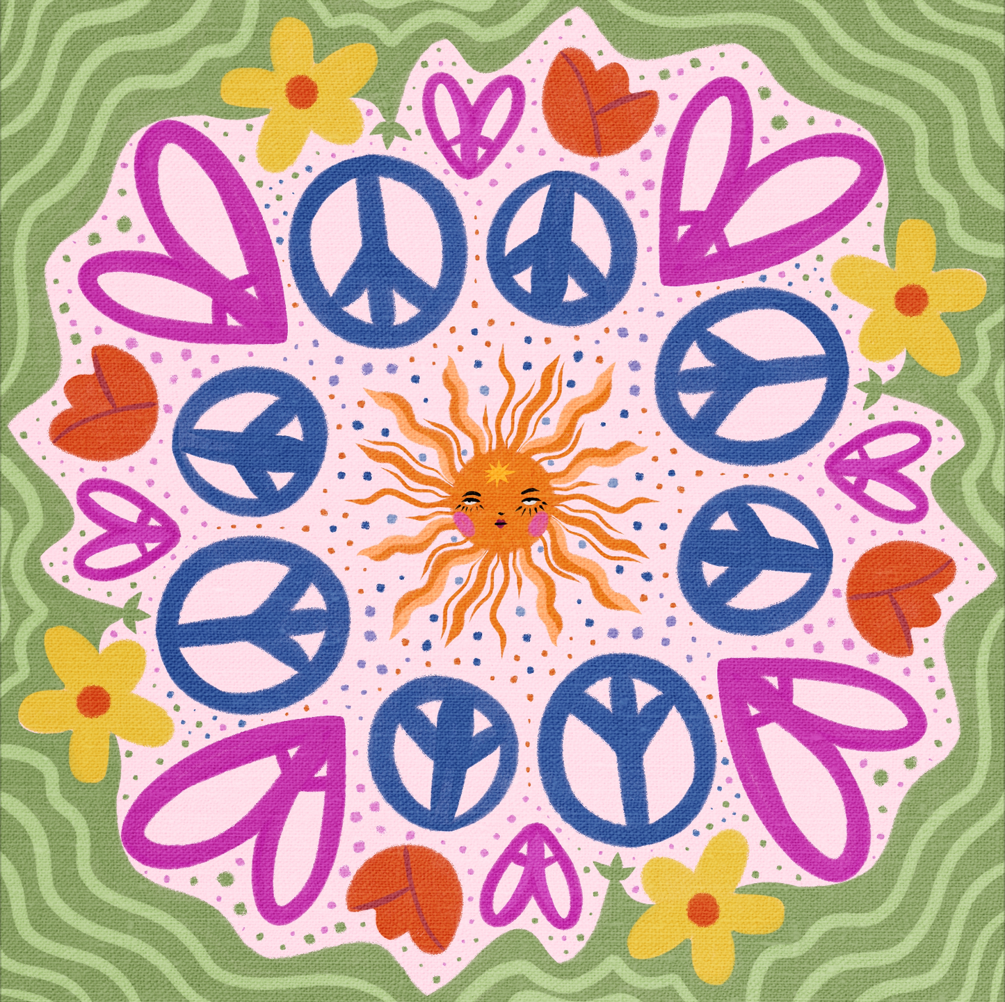 Sun Print - Art Print