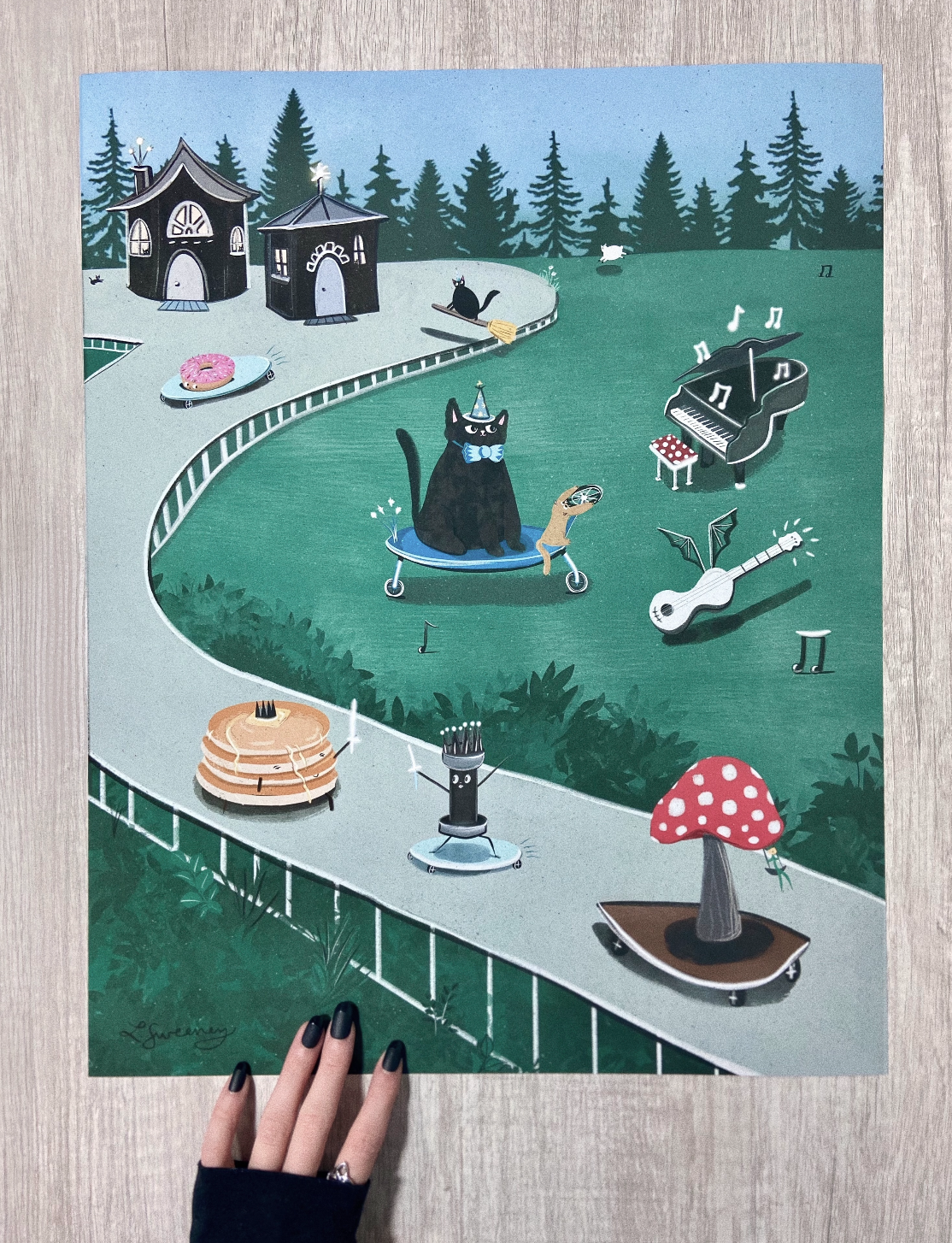 The Piano - 16 x 20 Art Print