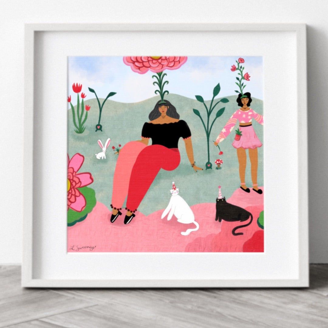 The Day at the Park- Art Print
