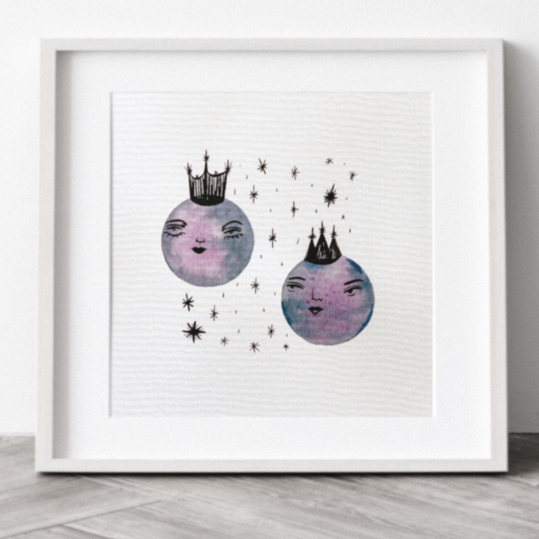 Royal Moons - Art Print