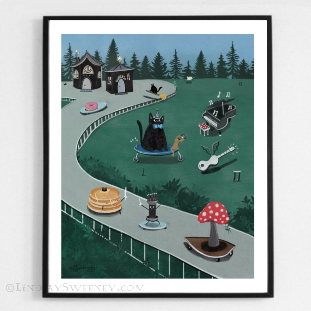 The Piano - 16 x 20 Art Print