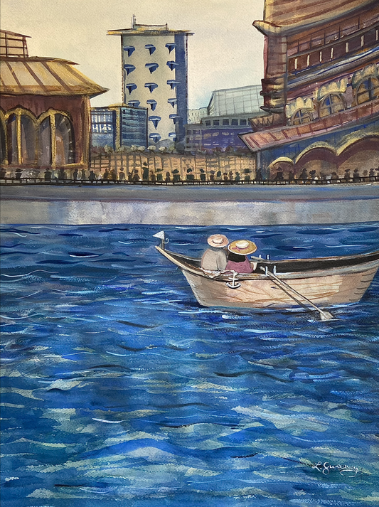 Anchor - 16 x 20 - Watercolor Painting