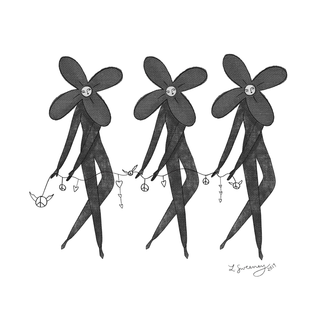 We Come in Peace - 2 sizes - Giclée Print