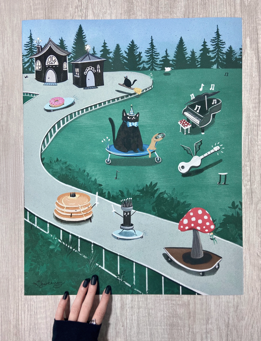 The Piano - 16 x 20 Art Print