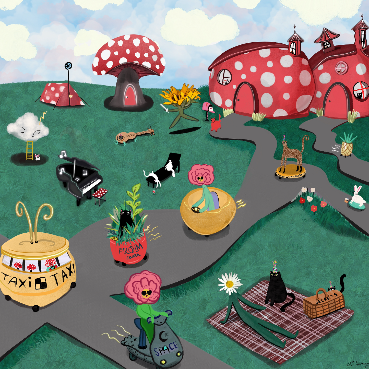 Traffic Jam - 2 sizes - Giclée Print