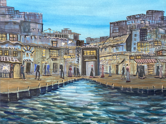 Chelsea Market - 20 x 16 Original Painting