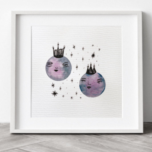 Royal Moons - Art Print