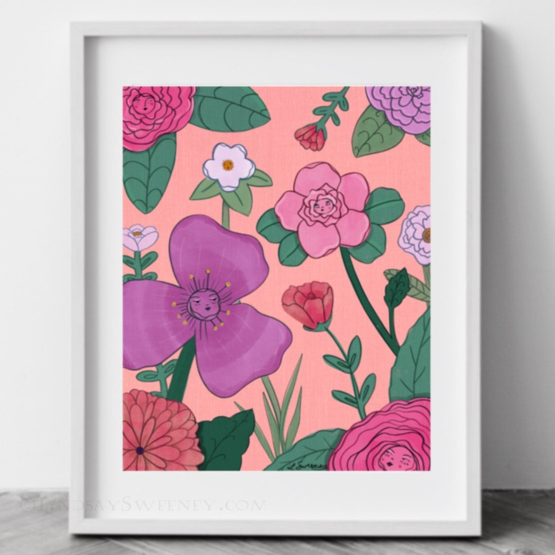The Morning Garden - Art Print