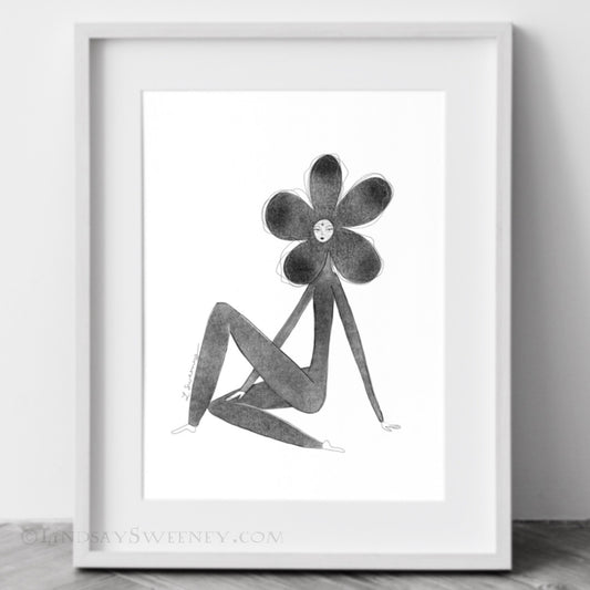 Portrait of a Flower - Art Print