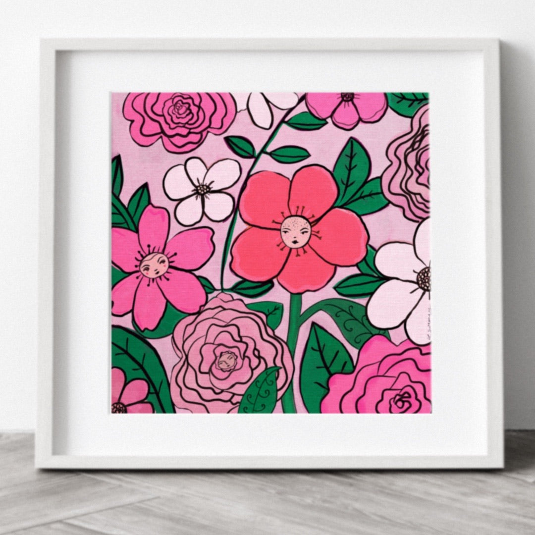 Watermelon Garden - 2 sizes - Giclée Print