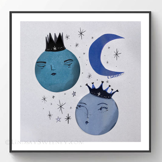 Royal Moons- Art Print